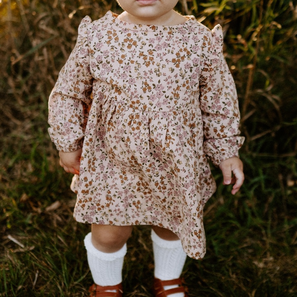 Gorgeous fall dress for toddler